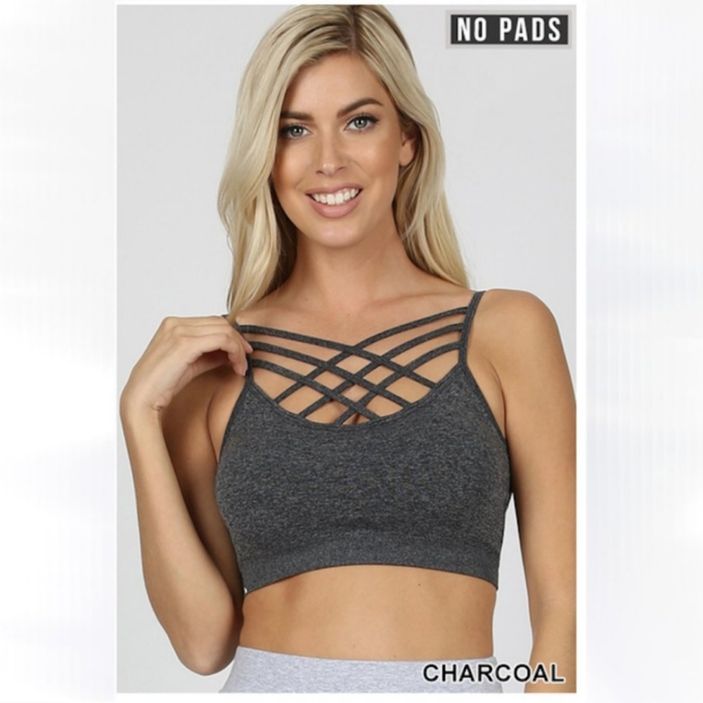 Triple Criss Cross Bralette S/M